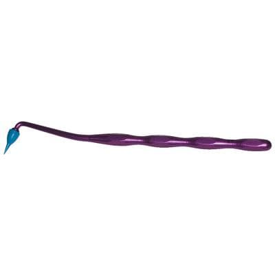 FlossAid Gum Massager, Single-End, Anodized Aluminum Handle, Silicone Tip, Purple, 12/Pkg - FlossAid Gum Massager - FlossAid Gum Massager12/Pkg - Image 1
