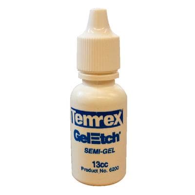 Temrex Gel-Etch Semi-Gel Enamel Etching Gel, 35% Phosphoric Acid, Low Viscosity, Green, 13 cc Bottle, 6200 thumbnail 15