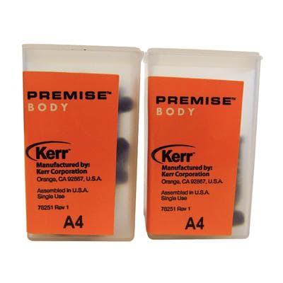 Kerr Premise Universal Nanofilled Composite, Body Shade A4, Unidose Refill, 0.2 g per Tip, 20 Tips/Box, 32654 thumbnail 20