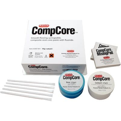Premier CompCore Natural Composite Core Build-Up Material, 50g Kit, Hand Mix, Fluoride, 3001404 thumbnail 17