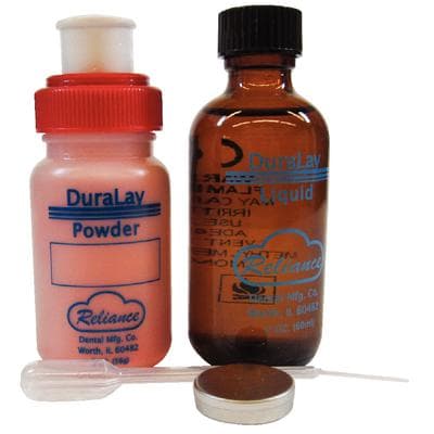 DuraLay Inlay Resin Standard Package, Red, 2244-R (2 oz Powder, 2 oz Liquid, Lubricant & Dropper) thumbnail 4