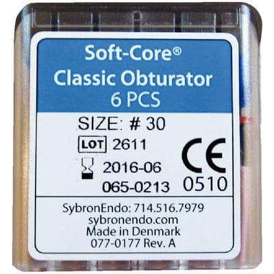 Kerr Soft-Core Classic Obturators, #30, Blue, 6/Pk, 972-3030 thumbnail 24