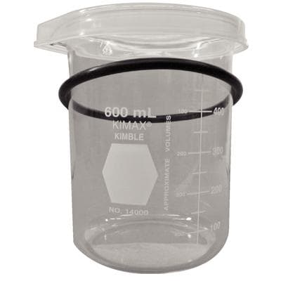 BioSonic Borosilicate Ultrasonic Cleaner Beaker, 600 ml, with Cover and Positioning Ring, UC-53 thumbnail 16