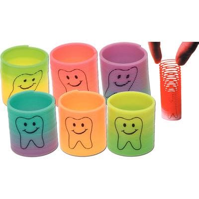 Dental Happy Tooth Coil Springs, Assorted Colors, 1-1/2", 36/Pkg thumbnail 2