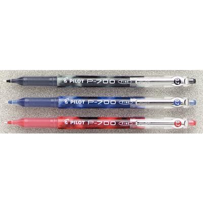 Pilot P500/P700 Gel Pens, Fine Point, Red Ink, Red Barrel, 12/Box (PIL 38612) - P500/P700 Gel Pens, 12/Box - Red Barrel, Red Ink, Fine - Image 1