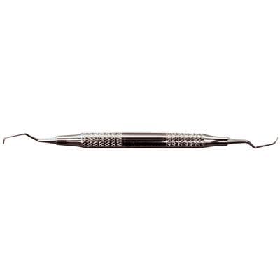 Patterson® Universal Curettes, 2L/2R Columbia, Double End, Large Handle, Stainless Steel, 1/Pkg - Patterson® Universal Curettes – 2L/2R Columbia, Double End, Large Handle - Large Handle - Image 1