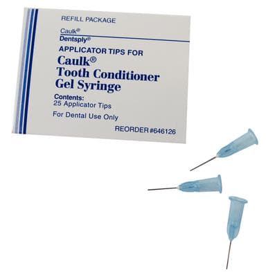 Caulk Tooth Conditioner Gel Syringe Applicator Tips Refill, Blue, 25/Pk, 646126 thumbnail 14