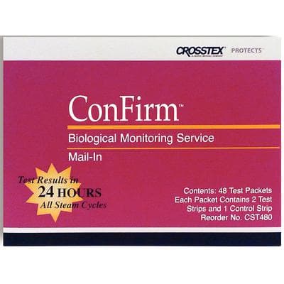 ConFirm Mail-In Sterilizer Monitoring Service, 3 Strip Test, 48/Box, CST480 thumbnail 17
