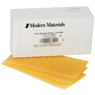 Kulzer Modern Materials Yellow Bite Wax Sheets, 5 lb Box, 50093654 thumbnail 16