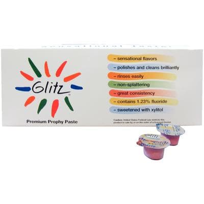 Glitz Prophy Paste, Coarse Grit, Bubblegum Flavor, Unit Dose Cups, 200/Pkg - Glitz Prophy Paste, 200/Pkg - Coarse, Bubblegum - Image 1