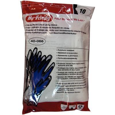 Hu-Friedy IMS Lilac Utility Nitrile Gloves, Extra Large (Size 10), Powder Free, Flocklined, 3 Pairs/Box, 40-066 thumbnail 11