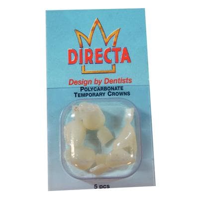 Directa Polycarbonate Temporary Crown Refill, #302 Left Cuspid, Translucent, Pack of 5 thumbnail 4