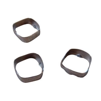 Patterson® Plain First Molar Bands – Lower Left, Size 16, 3/Pkg - Patterson® Plain First Molar Bands – Lower Left, 3/Pkg - 16 - Image 1
