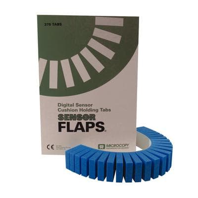 Microcopy Sensor Flaps Long, Cushioned Bite Tabs, Blue, 375/Box, FLS thumbnail 17
