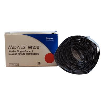Midwest ONCE Sterile Diamond Bur 859-014SF, Super Fine, Needle, Friction Grip, 25/Pk, 1859014SF thumbnail 12