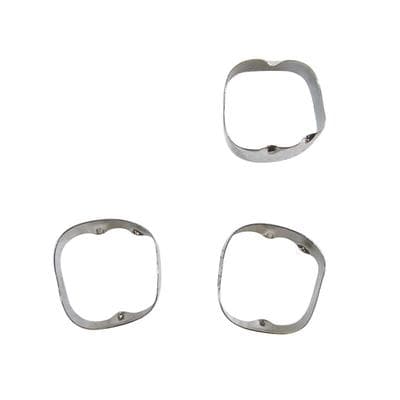 Patterson® Plain First Molar Bands – Lower Left, Size 18, 3/Pkg - Patterson® Plain First Molar Bands – Lower Left, 3/Pkg - 18 - Image 1