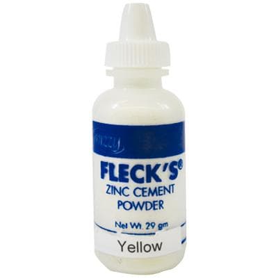 Fleck's Zinc Phosphate Cement Powder, Yellow, 29 g Bottle, 6050300 thumbnail 13