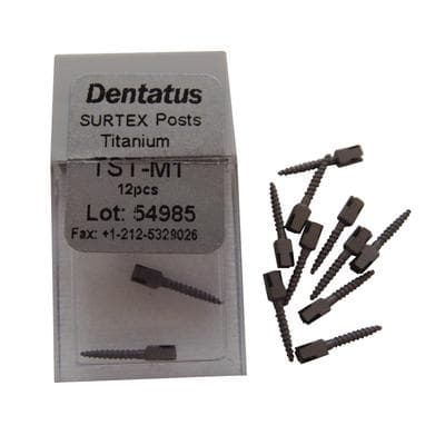 Dentatus Surtex Classic Titanium Post Refill, Medium 1 (M1), 1.05 mm x 9.3 mm, 12/Pack, TST-M1 thumbnail 10