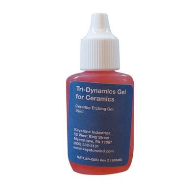 Keystone Tri-Dynamics Ceramic Etch Gel, 9.5% Hydrofluoric Acid, 15 mL Bottle, 5920840 thumbnail 7