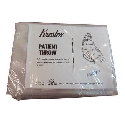 Krestex Patient Aprons, Clear, Waist Length, Plastic, 27" x 30", 1/Pkg - Krestex Patient Aprons - Clear, Waist Length, Plastic, 27" x 30" - Image 1