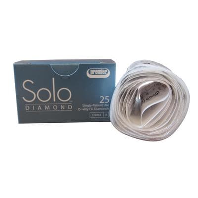 Solo Diamond® Single-Use Diamond Burs FG, Round End Taper, #1116.10, Fine, 1.6mm Major/1.1mm Minor, 10mm Head Length, 25/Bx, 850016F thumbnail 14