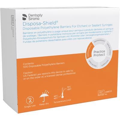 Disposa-Shield Syringe Barrier, Standard Delivery, Clear Polyethylene, 7.5" x 1.375", 500/Box, A88013 thumbnail 15