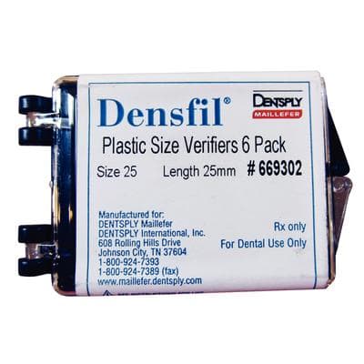Densfil Size Verification Device, #25, Red, 6/Pkg, 669302 thumbnail 15