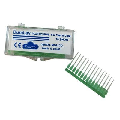 DuraLay Plastic Pins for Post and Core, Serrated, Tapered, Burnout, 50/Box, 2301 thumbnail 11