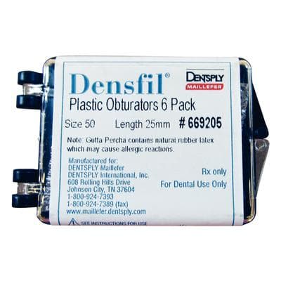 Densfil Plastic Obturators #50, 25mm, Yellow, 6/Pkg, 669205 thumbnail 16
