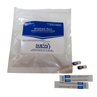 SporView® Plus Self-Contained Biological Indicator System, Steam Sterilization, 25/Pkg thumbnail 3