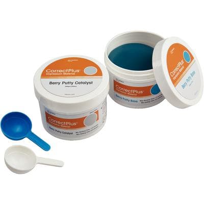 Correct Plus Berry Putty Hydrophilic Vinyl Polysiloxane Impression Material, Base & Catalyst, 230 mL Jars, Q34HCA thumbnail 12