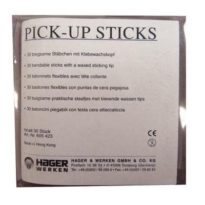Hager Worldwide Pick-Up Sticks, Bendable with Sticky Wax Tip, Blue, 30/Pack thumbnail 4