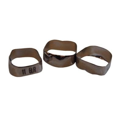 Patterson® Plain First Molar Bands – Lower Right, Size 11, 3/Pkg - Patterson® Plain First Molar Bands – Lower Right, 3/Pkg - 11 - Image 1