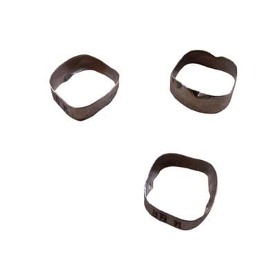 Patterson® Plain First Molar Bands – Lower Right, Size 14, 3/Pkg - Patterson® Plain First Molar Bands – Lower Right, 3/Pkg - 14 - Image 1