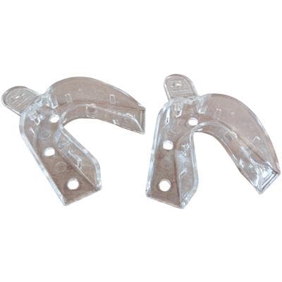 Crystal Disposable Impression Trays, Full Arch Lower, Large, Perforated, 12/Pkg, #9P (09P9) thumbnail 11