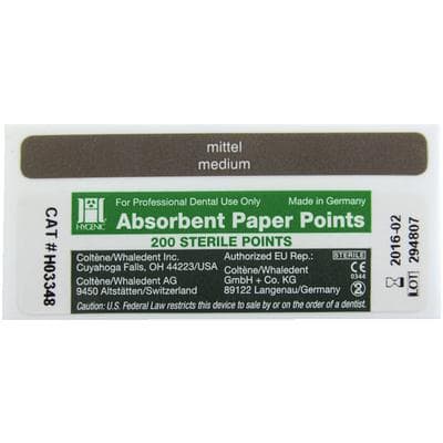 Hygenic Absorbent Paper Points, Medium, White, Sterile, Bulk Box of 200, H03348 thumbnail 12
