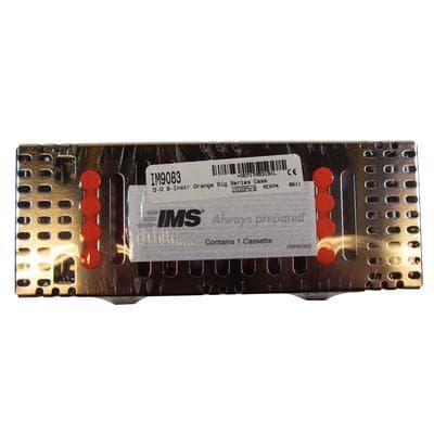 Hu-Friedy IMS Signature Series Double-Decker 8-Instrument Cassette, Orange, 3" x 8" x 1.5", 1/Pkg thumbnail 8