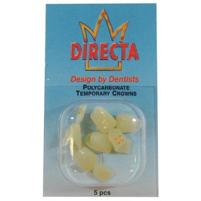 Directa Temporary Polycarbonate Crowns, Translucent, #22 Upper Laterals, Refill Pack of 5, 6092-22 thumbnail 5