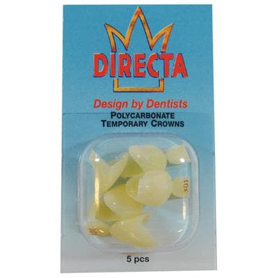 Directa Polycarbonate Temporary Crown Refill, Cuspid, Size 301, 5/Pkg thumbnail 3