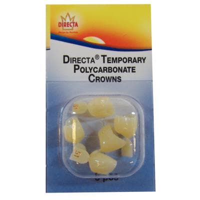 Directa Temporary Polycarbonate Crown, Size 51 Lower Bicuspid (Long), Translucent, Refill Pack of 5, 609251 thumbnail 5