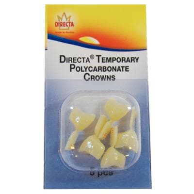 Directa Temporary Polycarbonate Crowns, #53 Lower Bicuspid (Long), Translucent, Refill Pack of 5, 6092-53 thumbnail 4