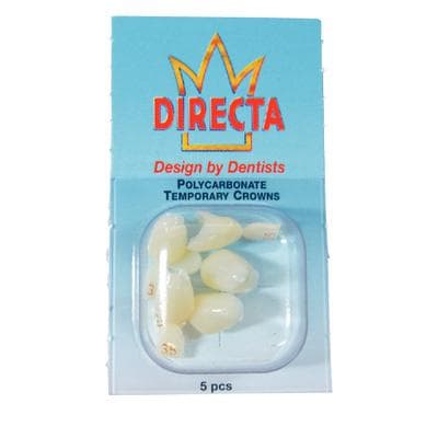 Directa Temporary Polycarbonate Crown, Translucent, Cuspid #35, Refill Pack of 5 thumbnail 4