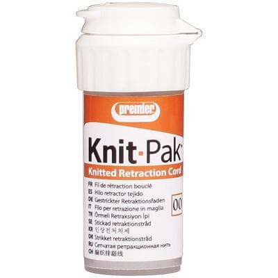 Premier Dental Knit-Pak Knitted Retraction Cord, Plain, Size #00, 100", Brown, 1/Pk, 9007552 thumbnail 17