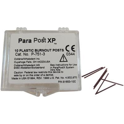 ParaPost XP Plastic Lab Burnout Post, Size 3 (0.036"/0.90mm), Brown, 10/Pk, P751-3 thumbnail 13