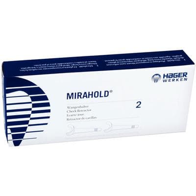 Mirahold Cheek Retractor, Adult, Single-Sided, Clear Plastic, 2/Pk, 605450 thumbnail 17
