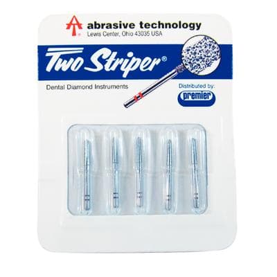 Two Striper MFS Finishing Diamond Bur, FG, #257/MF1, Fine (45 micron), Purple, 1.8 mm Major/1.2 mm Minor Diameter, 5/Pkg, 2015856 thumbnail 9