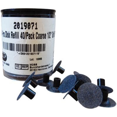 Poli-Pro Disc Composite Polishers, Refill, 1/2", Coarse, Grit Up, Black, 40/Pk, 2019071 thumbnail 14