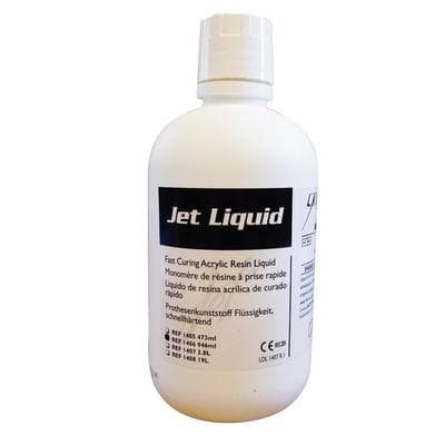 Jet Denture Repair Liquid, 1 Quart Bottle - Jet Denture Repair Liquid, Quart - Jet Denture Repair Liquid, Quart - Image 1