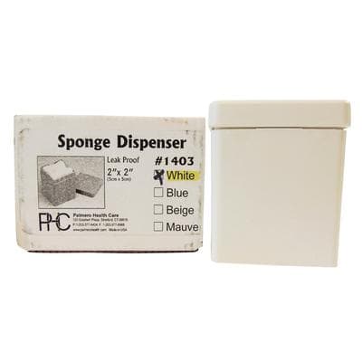 Palmero Sponge Dispenser, Spill-Proof, 2" x 2" x 2.5", White, 1/Pk, 1403WHITE thumbnail 12