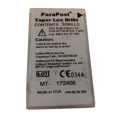 ParaPost Taper Lux Drill Refill, Size 4.5 (1.14 mm), Blue/Black, 3/Pk, P8245 thumbnail 13